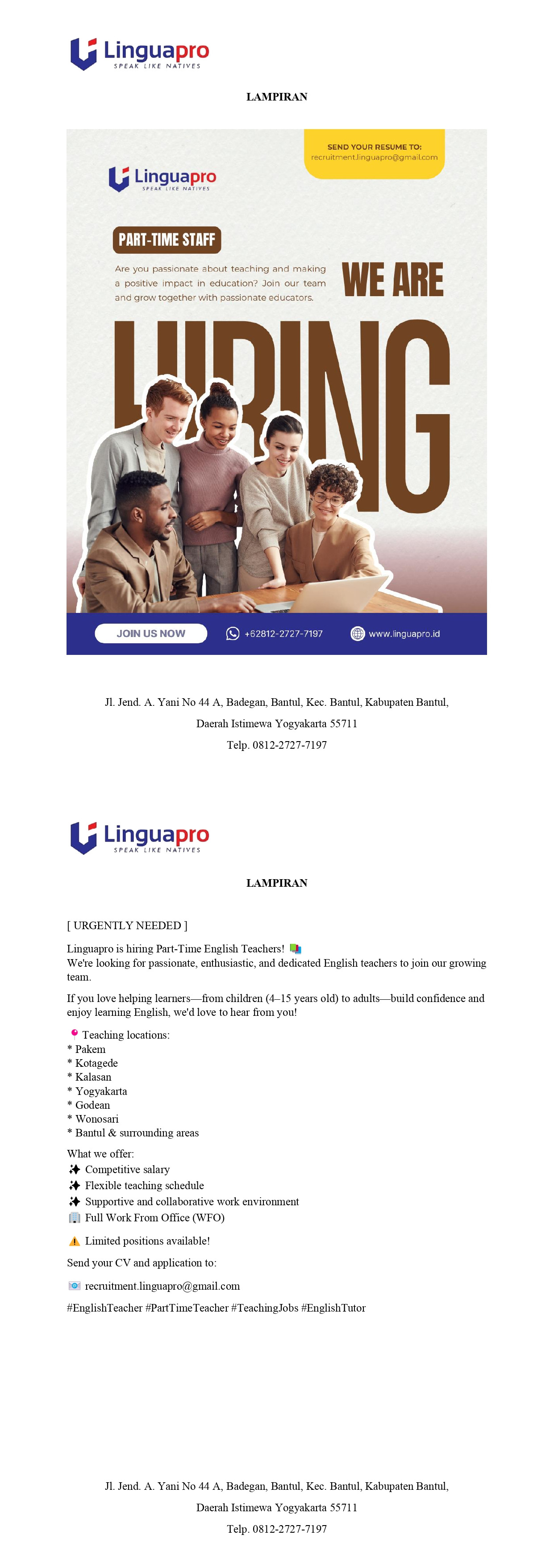 lowongan